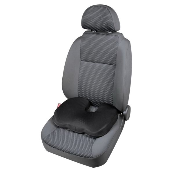 ΜΑΞΙΛΑΡΙ ΚΑΘΙΣΜΑΤΟΣ ERGO SEAT CONTOUR ΜΕ GEL ΚΑΙ ΑΦΡΟ MEMORY FOAM  (ΜΑΥΡΟ) - 1 ΤΕΜ.