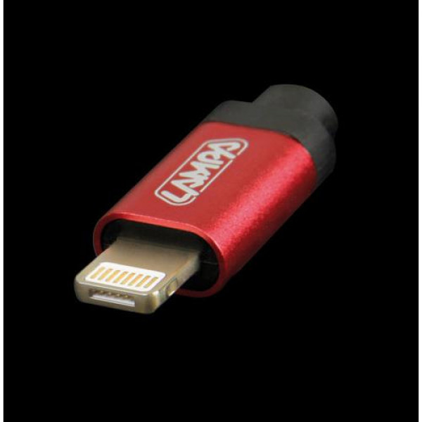 ΦΟΡΤΙΣΤΗΣ ΑΝΑΠΤΗΡΑ ΓΙΑ APPLE 12/24V 2500mA USB ΚΑΙ ΚΑΛΩΔΙΟ 150cm FAST CHARGE (ΚΟΚΚΙΝΟ)