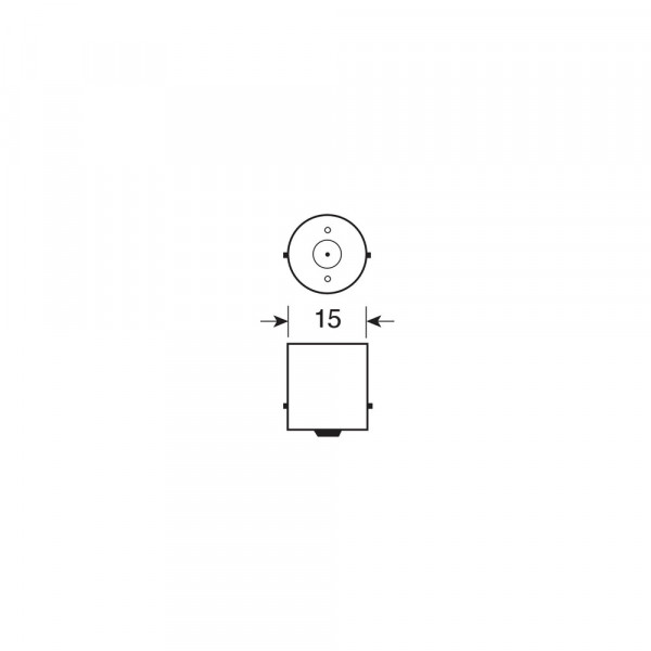 P21W 10-28V BA15s MEGA-LED 150LM ΔΙΑΘΛΑΣΗΣ ΚΟΚΚΙΝΟ (ΜΟΝΟΠΟΛΙΚΟ) BLISTER 1ΤΕΜ.