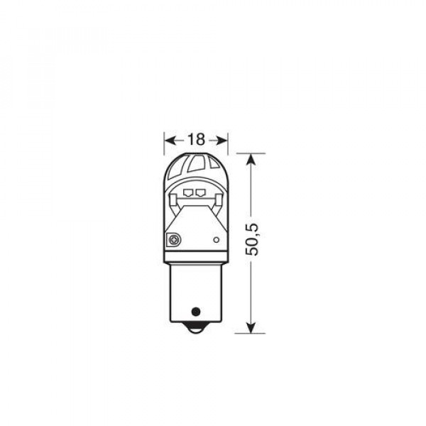 P21/5W 10-28V BAY15d CREE MEGA-LED 150LM ΔΙΑΘΛΑΣΗΣ ΠΟΡΤΟΚΑΛΙ (ΜΟΝΟΠΟΛΙΚΟ-ΠΑΡΑΚΕΝΤΡΟ) BLISTER 1ΤΕΜ.