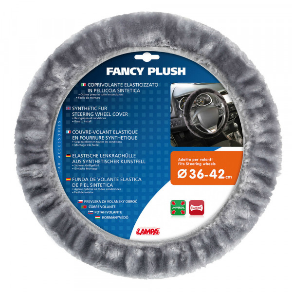 ΚΑΛΥΜΜΑ ΤΙΜΟΝΙΟΥ FANCY PLUSH 36-42 ΓΚΡΙ ΓΟΥΝΙΝΟ /ΧΝΟΥΔΩΤΟ