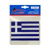 GREECE ΑΥΤΟΚΟΛΛΗΤΗ ΕΛΛΗΝΙΚΗ ΣΗΜΑΙΑ 13,8 X 9,4 cm ΜΠΛΕ/ΛΕΥΚΟ/ΧΡΩΜΙΟ ΜΕ ΕΠΙΚΑΛΥΨΗ ΕΠΟΞΕΙΔΙΚΗΣ ΡΥΤΙΝΗΣ (ΥΓΡΟ ΓΥΑΛΙ) - 1 ΤΕΜ.