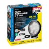 ΠΡΟΒΟΛΕΑΣ ΕΡΓΑΣΙΑΣ ΣΤΡΟΓΓΥΛΟΣ  WL-16 - 6 LED 18W 10-30V (137x116x42 mm) BASIC LINE - 1 ΤΕΜ.