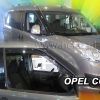 FIAT DOBLO 2010+ / OPEL COMBO D 2011+ ΖΕΥΓΑΡΙ ΑΝΕΜΟΘΡΑΥΣΤΕΣ ΑΠΟ ΕΥΚΑΜΠΤΟ ΦΙΜΕ ΠΛΑΣΤΙΚΟ HEKO - 2 ΤΕΜ.