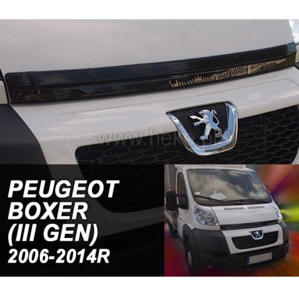 FIAT DUCATO III / CITROEN JUMPER II / PEUGEOT BOXER II 2006-2014 ΑΝΕΜΟΘΡΑΥΣΤΗΣ ΚΑΠΩ ΑΥΤΟΚΙΝΗΤΟΥ ΑΠΟ ΕΥΚΑΜΠΤΟ ΦΙΜΕ ΠΛΑΣΤΙΚΟ HEKO - 1 ΤΕΜ.