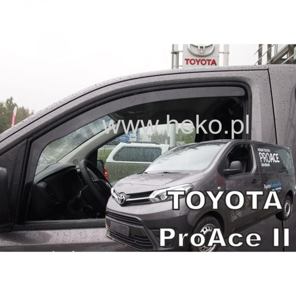 CITROEN JUMPY 3 / SPACETOURER / TOYOTA PROACE 2 / PEUGEOT EXPERT 3 / TRAVELLER 2016+ / OPEL VIVARO 3 2019+ ΖΕΥΓΑΡΙ ΑΝΕΜΟΘΡΑΥΣΤΕΣ VAN ΑΠΟ ΕΥΚΑΜΠΤΟ ΦΙΜΕ ΠΛΑΣΤΙΚΟ HEKO - 2 ΤΕΜ.