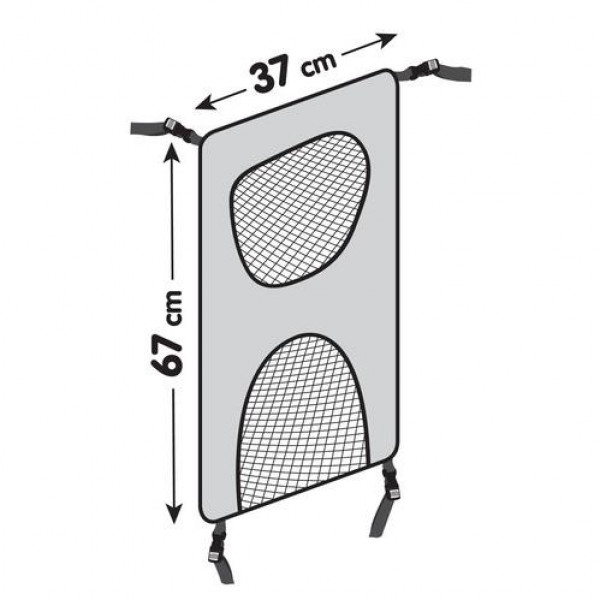 ΠΡΟΣΤΑΤΕΥΤΙΚΟΣ ΦΡΑΓΜΟΣ 37X67cm PET-5 ΔΙΑΧΩΡΙΣΤΙΚΟ ΓΙΑ ΣΚΥΛΟΥΣ ΑΝΑΜΕΣΑ ΣΤΑ ΜΠΡΟΣΤΙΝΑ ΚΑΘΙΣΜΑΤΑ