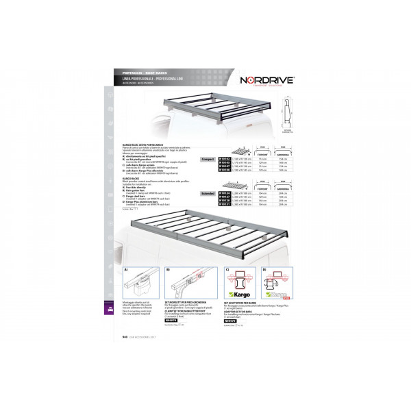 ΣΧΑΡΑ ΟΡΟΦΗΣ KARGO RACK 340x180cm ΣΙΔΕΡΕΝΙΑ ΜΕ ΠΛΑΙΝΑ ΠΡΟΦΙΛ ΑΛΟΥΜΙΝΙΟΥ