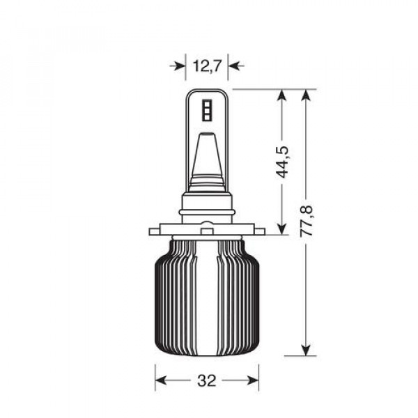 H10/HB3 9005 9-32V P20d 6LED 6.500K 4.000lm 20W CANBUS SEOUL CSP-Y19chips HALO LED BLADE 2ΤΕΜ.