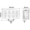 ΠΡΟΒΟΛΕΑΣ PLUTON NOVA 10-30V 18CREE LED 64W 6500lm ΚΑΡΦΙ ΜΕ NEON ΘΕΣΕΩΣ 245x170x89mm 1ΤΕΜ.