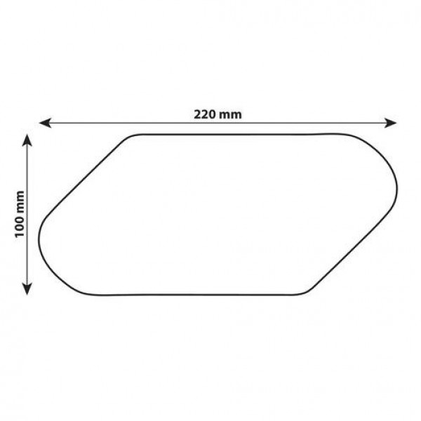 ΠΡΟΣΤΑΤΕΥΤΙΚΟ ΑΥΤΟΚΟΛΛΗΤΟ ΡΕΖΕΡΒΟΥΑΡ GRIP-TANK X1 BLACK 220x100mm 2ΤΕΜ.