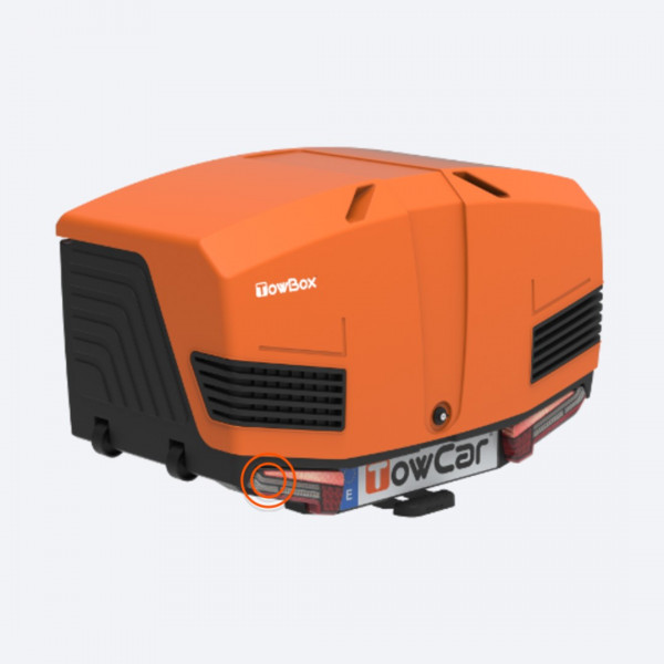 ΜΠΑΓΚΑΖΙΕΡΑ ΚΟΤΣΑΔΟΡΟΥ 400 LT TOWBOX V3 SPORT ORANGE (ΠΟΡΤΟΚΑΛΙ) ΜΕ LED ΦΑΝΑΡΙΑ