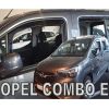 CITROEN BERLINGO III/PEUGEOT RIFTER/OPEL COMBO E 4D/5D LOV 2018+ ΣΕΤ ΑΝΕΜΟΘΡΑΥΣΤΕΣ ΑΥΤΟΚΙΝΗΤΟΥ ΑΠΟ ΕΥΚΑΜΠΤΟ ΦΙΜΕ ΠΛΑΣΤΙΚΟ HEKO - 4 ΤΕΜ.