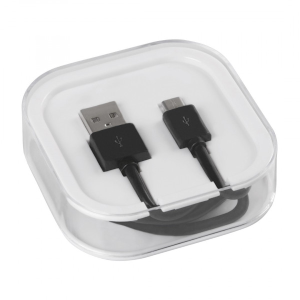 ΚΑΛΩΔΙΟ ΦΟΡΤΙΣΗΣ ΚΑΙ ΣΥΓΧΡΟΝΙΣΜΟΥ 100 cm MICRO USB ESSENTIALS LINE (ΜΑΥΡΟ)