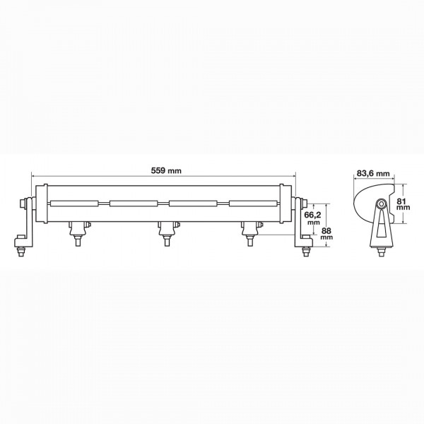 ΠΡΟΒΟΛΕΑΣ PLUTON 10-30V 72LED+NEON 120W 10.800lm 2 ΧΡΗΣΕΩΝ (ΚΑΡΦΙ ΚΑΙ ΘΕΣΕΩΣ NEON) 559x81x83,6mm 1ΤΕΜ.