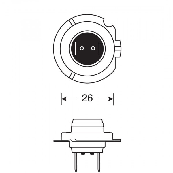 H18 12V 65W PY26d-1 1700 lm STANDARD LINE ΑΛΟΓΟΝΟΥ (BLISTER) - 1 ΤΕΜ.