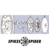 ΑΝΤΑΠΤΟΡΕΣ 17 mm ΓΙΑ SPIKES SPIDER ΑΛΥΣΙΔΕΣ (2 ΤΕΜ.)