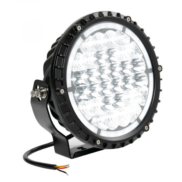 ΠΡΟΒΟΛΕΑΣ BEXTAR 10-30V 62 LED 73W 6.500Κ 6080lm ΚΑΡΦΙ ΜΕ NEON ΘΕΣΕΩΣ ΣΤΡΟΓΓΥΛΟΣ (195x205x65 mm) -1ΤΕΜ.