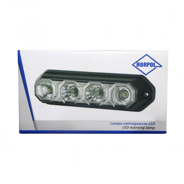 ΦΩΣ ΠΡΟΕΙΔΟΠΟΙΗΣΗΣ 12/24V HOR78 6W 4LED 143x35mm ΚΟΚΚΙΝΟ