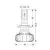 H7 9-32V 6.500K 4.500lm 40W PX26d HALO LED SERIE 5 BLASTER 8LED SEOUL 2ΤΕΜ. LED KIT