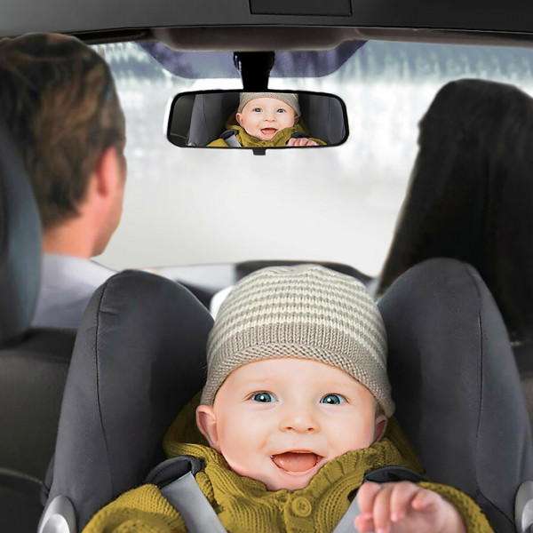 ΚΑΘΡΕΠΤΗΣ ΓΙΑ ΠΡΟΣΚΕΦΑΛΟ ΚΑΘΙΣΜΑΤΟΣ BACK-SEAT BABY MIRROR ΚΥΡΤΟΣ 290x190mm