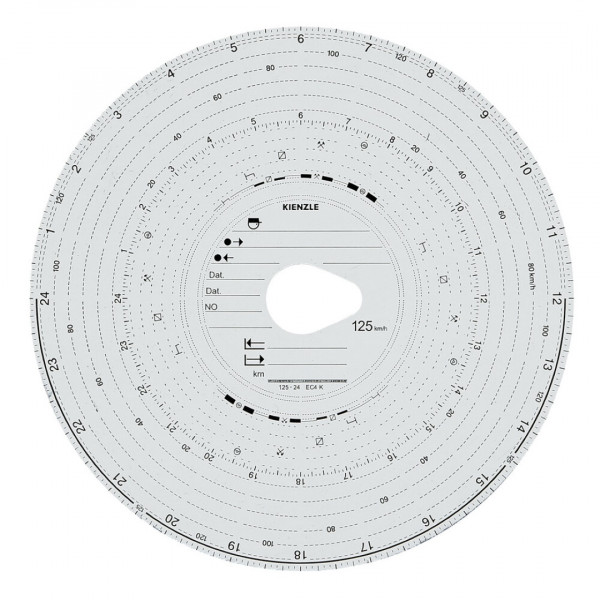 ΤΑΧΟΓΡΑΦΟΙ KIENZLE VDO 125km/h 100ΤΕΜ