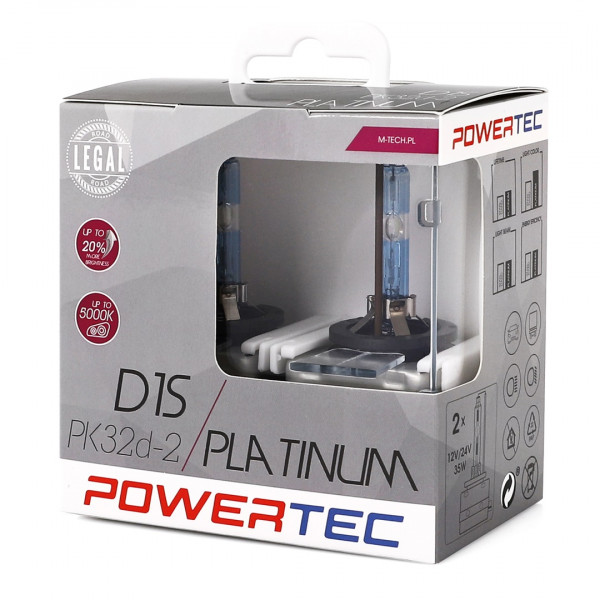 D1S 12V 35W PK32d-2 5.000K POWERTEC PLATINUM 2ΤΕΜ. M-TECH