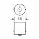 P21W 24/28V BA15s 100lm HYPER-LED24 ΛΕΥΚΟ (ΜΟΝΟΠΟΛΙΚΟ) BLISTER 1ΤΕΜ.