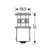 P21W 24/28V BA15s 100lm HYPER-LED24 ΛΕΥΚΟ (ΜΟΝΟΠΟΛΙΚΟ) BLISTER 1ΤΕΜ.