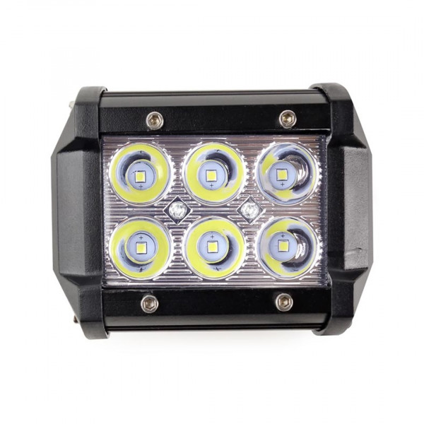 ΠΡΟΒΟΛΕΑΣ ΕΡΓΑΣΙΑΣ WORKING LAMP FLOOD 6LED 3030 9-36V 1440lm 6000K 95x77mm AWL17 AMIO – 1 ΤΕΜ.