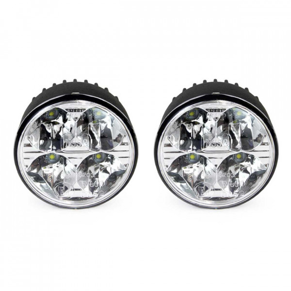 ΦΩΤΑ ΗΜΕΡΑΣ DRL 12/24V 11,16W 8xSMD LED 800lm DRL 510HP ΣΤΡΟΓΓΥΛΟΙ 70mm 2ΤΕΜ