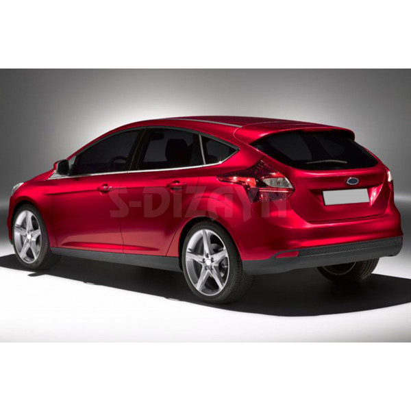 FORD FOCUS 5D HB 2011+ TRIM ΠΑΡΑΘΥΡΩΝ  ΑΝΟΞ.ΑΤΣΑΛΙ ΧΡΩΜΙΟ S-DIZAYN - 8ΤΕΜ