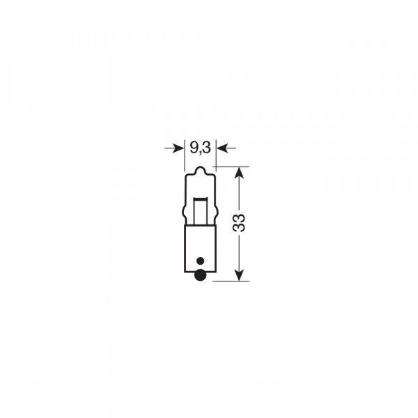 BA9s 12V 10W OSRAM ORIGINAL LINE MINIWATT ΜΟΝΟΠΟΛΙΚΟ ΑΛΟΓΟΝΟΥ LAMPA - 10 ΤΕΜ