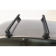 ΣΕΤ ROOF RACK ΜΠΑΡΕΣ ΟΡΟΦΗΣ ΑΛΟΥΜΙΝΙΟΥ DELTA ΧL BLACK 161 cm ΣΕ ΜΑΥΡΟ ΧΡΩΜΑ ΜΕ ΚΑΠΑΚΙΑ ΑΚΡΩΝ TYPE G/FP ΓΙΑ ΑΠΛΗ ΟΡΟΦΗ MENABO - 2 ΤΕΜ.