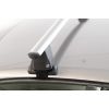 ΣΕΤ ROOF RACK ΜΠΑΡΕΣ ΟΡΟΦΗΣ ΑΛΟΥΜΙΝΙΟΥ DELTA M SILVER 123 cm ΣΕ AΣΗΜΙ ΧΡΩΜΑ ΜΕ ΚΑΠΑΚΙΑ ΑΚΡΩΝ TYPE G/FP ΓΙΑ ΑΠΛΗ ΟΡΟΦΗ MENABO - 2 ΤΕΜ.