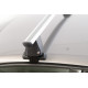 ΣΕΤ ROOF RACK ΜΠΑΡΕΣ ΟΡΟΦΗΣ ΑΛΟΥΜΙΝΙΟΥ DELTA M SILVER 123 cm ΣΕ AΣΗΜΙ ΧΡΩΜΑ ΜΕ ΚΑΠΑΚΙΑ ΑΚΡΩΝ TYPE G/FP ΓΙΑ ΑΠΛΗ ΟΡΟΦΗ MENABO - 2 ΤΕΜ.