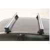 ΣΕΤ ROOF RACK ΜΠΑΡΕΣ ΟΡΟΦΗΣ ΑΛΟΥΜΙΝΙΟΥ DELTA M SILVER 123 cm ΣΕ AΣΗΜΙ ΧΡΩΜΑ ΜΕ ΚΑΠΑΚΙΑ ΑΚΡΩΝ TYPE G/FP ΓΙΑ ΑΠΛΗ ΟΡΟΦΗ MENABO - 2 ΤΕΜ.