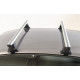 ΣΕΤ ROOF RACK ΜΠΑΡΕΣ ΟΡΟΦΗΣ ΑΛΟΥΜΙΝΙΟΥ DELTA M SILVER 123 cm ΣΕ AΣΗΜΙ ΧΡΩΜΑ ΜΕ ΚΑΠΑΚΙΑ ΑΚΡΩΝ TYPE G/FP ΓΙΑ ΑΠΛΗ ΟΡΟΦΗ MENABO - 2 ΤΕΜ.