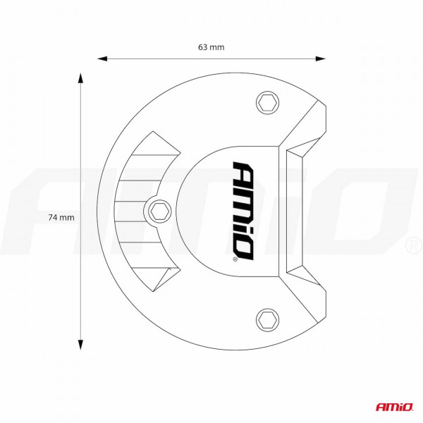 ΠΡΟΒΟΛΕΑΣ ΕΡΓΑΣΙΑΣ WORKING LAMP 120 SMD LED 9>36V 36.000lm 6.000>6.500K 450x74x63mm AWL27  AMIO - 1 ΤΕΜ.