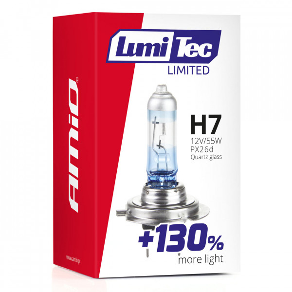 H7 12V 55W P14,5s LUMITEC LIMITED +130%  UP TO 40m AMIO - 1 ΤΕΜ.