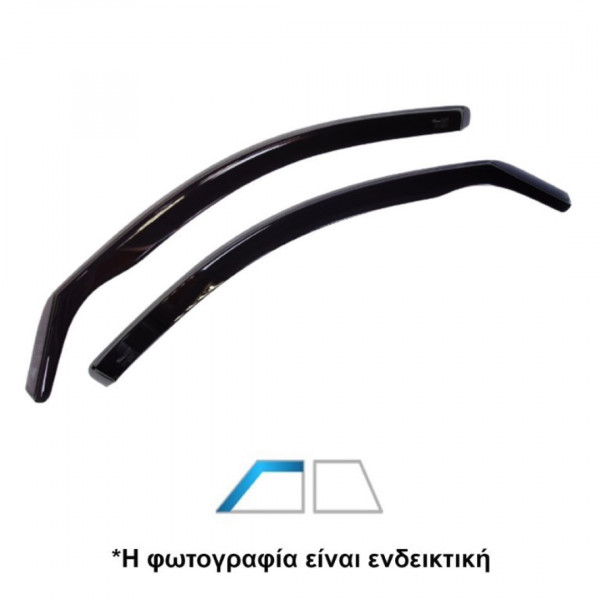 CITROEN C5 X 5D 2021+  SET ΑΝΕΜΟΘΡΑΥΣΤΕΣ ΑΠΟ ΕΥΚΑΜΠΤΟ ΦΙΜΕ ΠΛΑΣΤΙΚΟ HEKO - 4 ΤΕΜ.