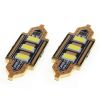 ΛΑΜΠΑΚΙΑ ΠΛΑΦΟΝΙΕΡΑΣ 36mm 12V 5.600K 3xSMD 5730 LED AMIO - 2 ΤΕΜ.