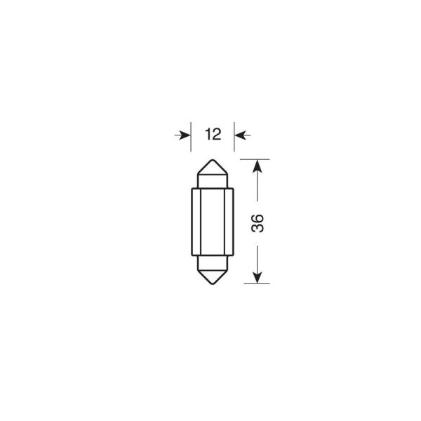 ΛΑΜΠΑΚΙΑ ΠΛΑΦΟΝΙΕΡΑΣ 9&gt;32V SV8,5-8 2SMDx1CHIP LED 120lm CAN-BUS ΔΙΑΘΛΑΣΗΣ ΛΕΥΚΟ ΚΟΥΤΙ LAMPA - 20 ΤΕΜ.