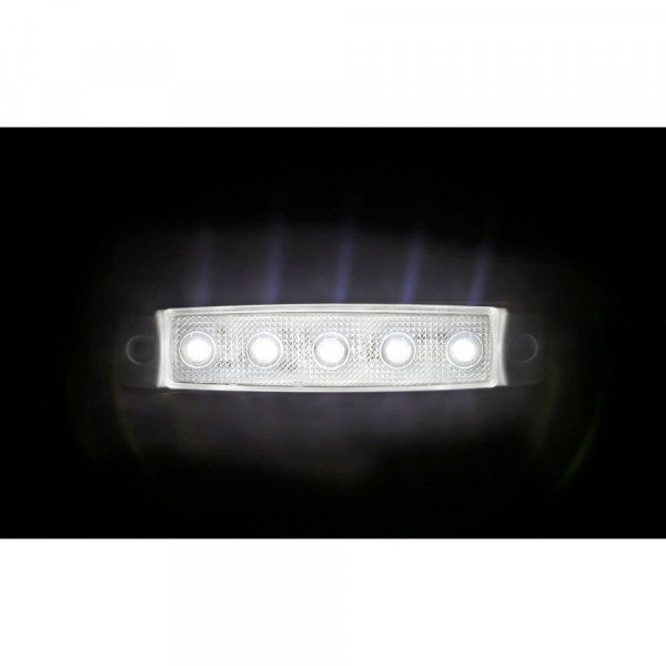 ΦΩΣ ΟΓΚΟΥ 12/24V 5xSMD LED ΛΕΥΚΟ ΔΙΑΦΑΝΟ 96x20mm ΜΕ ΕΓΚΡΙΣΗ ΤΥΠΟΥ R7/R10  LAMPA - 1 TEM.