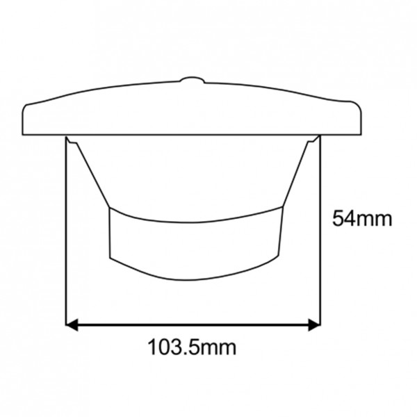 HASDA ΗΧΕΙΑ ΑΔΙΑΒΡΟΧΑ 2 ΔΡΟΜΩΜ 137,5mm 80W - 120Hz&gt;20KHz - ΒΑΘΟΣ 54mm (ΣΤΡΟΓΓΥΛΑ/ΛΕΥΚΑ) - 2 ΤΕΜ.