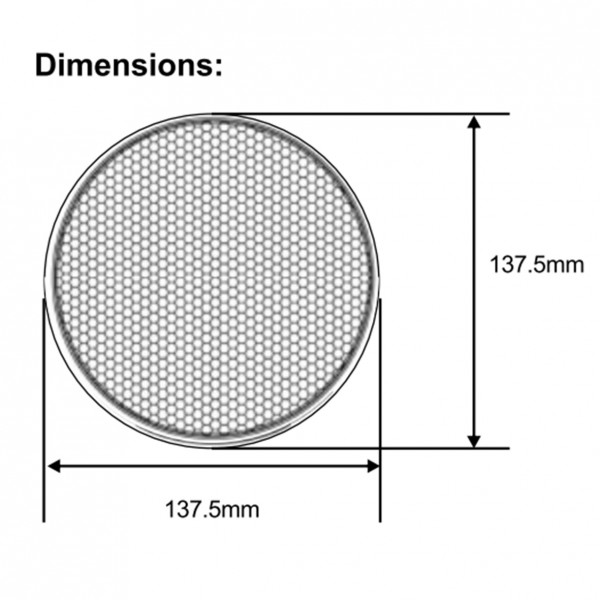 HASDA ΗΧΕΙΑ ΑΔΙΑΒΡΟΧΑ 2 ΔΡΟΜΩΜ 137,5mm 80W - 120Hz&gt;20KHz - ΒΑΘΟΣ 54mm (ΣΤΡΟΓΓΥΛΑ/ΛΕΥΚΑ) - 2 ΤΕΜ.