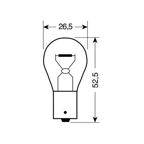 ΛΑΜΠΑΚΙ 12V/21W ΦΛΑΣ ΜΟΝΟΠΟΛΙΚΗ ΔΙΑΦΑΝΗΣ