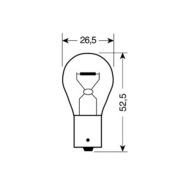 ΛΑΜΠΑΚΙΑ ΣΕΤ 10ΤΕΜ ΜΟΝΟΠΟΛΙΚΟ 12V/P21W