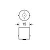 P21W 12V 21W BA15s ΜΟΝΟΠΟΛΙΚΟ CHROME SERIES ΚΑΘΡΕΠΤΗΣ ΜΟΝΟΠΟΛΙΚΟ ΛΕΥΚΟ ΦΩΣ BLISTER 2ΤΕΜ.