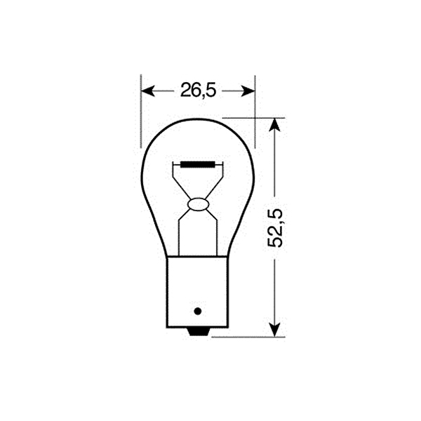 ΛΑΜΠΑΚΙ 12V/PY21W BAU15s